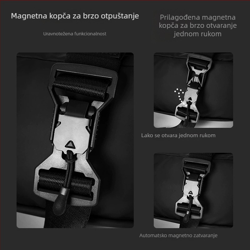Muška mini crossbody torba – svakodnevna, višefunkcionalna, velika kapaciteta