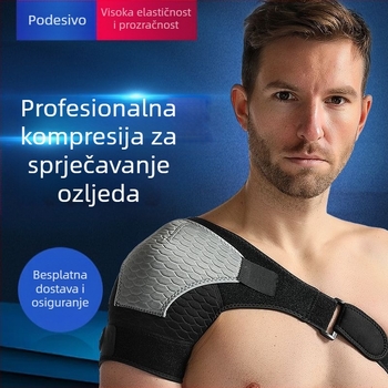 Sportska potpora ramena za jedno rame – protiv izloma, rehabilitacija, zagrijavanje (košarka i badminton)