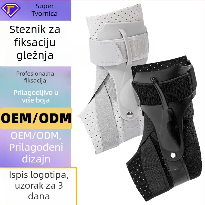 Prilagođena sportska ortoza gležnja s otvorenim dizajnom, podesiva, zaštita zglobova za muškarce i žene