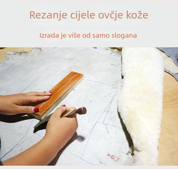 Zimska vunena zaštita za struk s krznenom podstavom, debela za hladnoću, podrška za trbuh starijim osobama