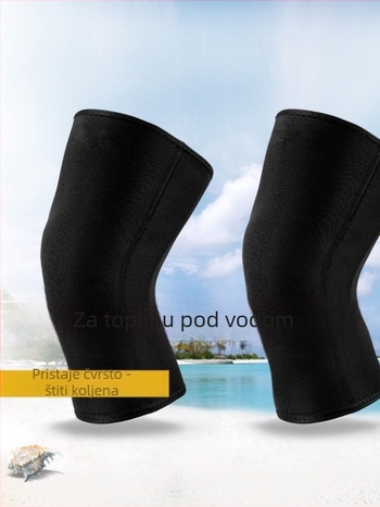 Prošireni štitnik za koljeno, 3 mm debljine, topao i otporan na hladnoću – za zimsko plivanje, snorkeling i ronjenje, uredska upotreba