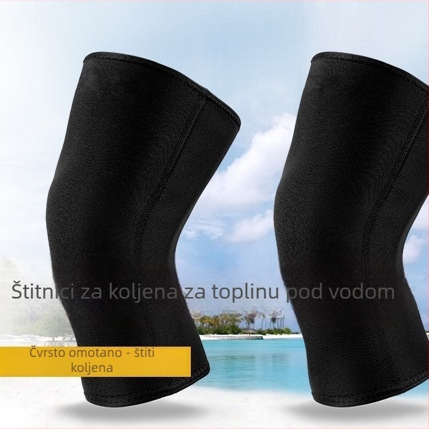 Prošireni štitnik za koljeno, 3 mm debljine, topao i otporan na hladnoću – za zimsko plivanje, snorkeling i ronjenje, uredska upotreba