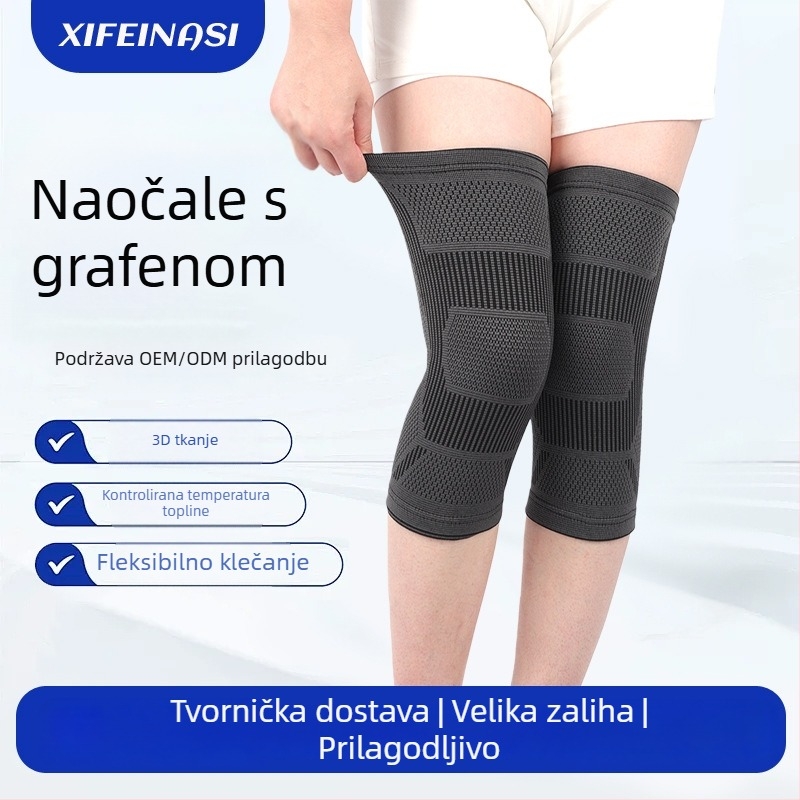Grafenove koljenice za sport, trčanje i vožnju biciklom, za sve sezone, zagrijavanje zglobova muškarcima i ženama