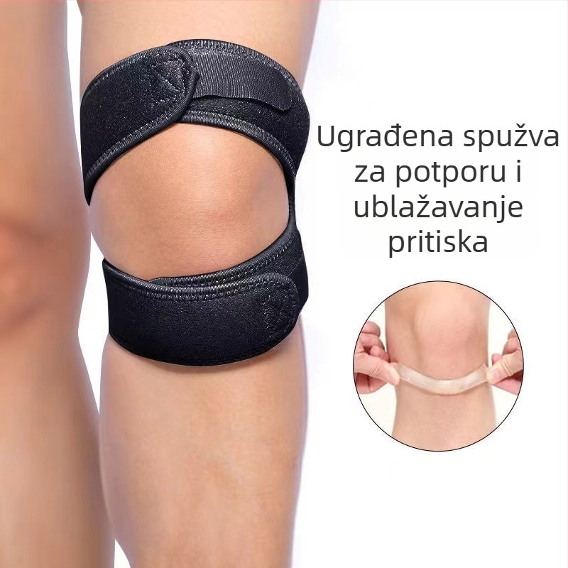 Kompresijska traka za koljeno i traka za patelarnu tetivu za trčanje, košarku, badminton i vožnju biciklom