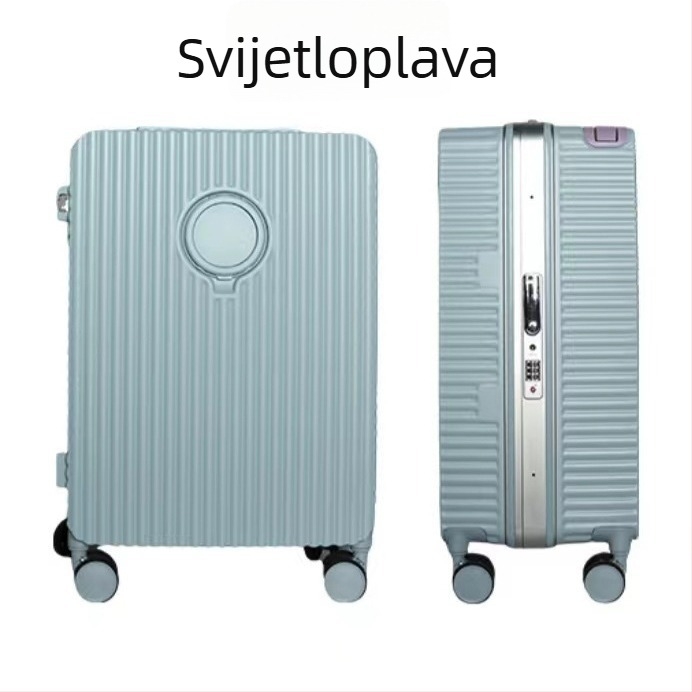 PC kofer s univerzalnim kotačićima, 20-inčni ručni prtljag i 24-inčni kofer, jednobojan, vodootporan, TSA brava, model 5041