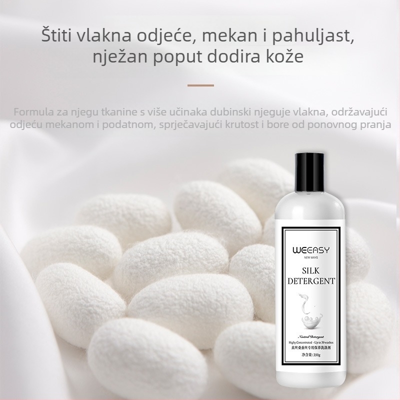 Detergent za svilu i vunu – tekuće sredstvo za pranje svile, njega svile, ručno pranje svilenih pokrivača i vunenih proizvoda