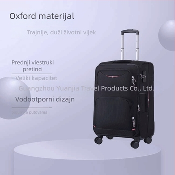 3-dijelni set kofera od Oxford platna, veliki kapacitet, kotači s okretom, unisex, TSA brava