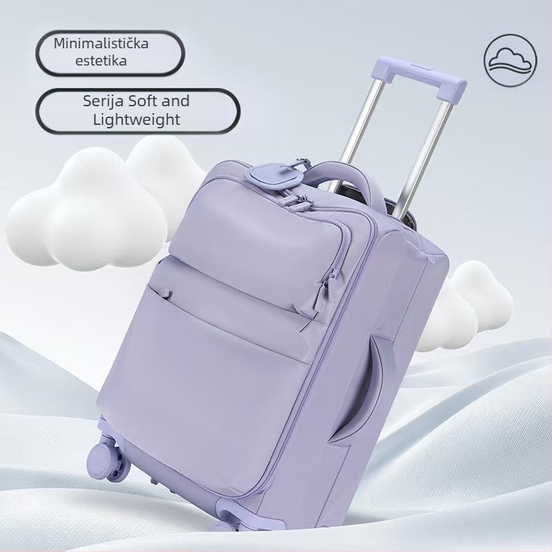 Najlonski kofer velike zapremnine (56–75 L), mekan kofer, unisex, za poslovna putovanja