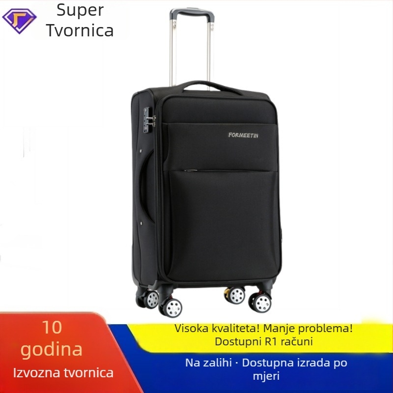 Proširivi kofer od Oxford platna, s tihim univerzalnim kotačićima, otporan na ogrebotine i tlak, vodootporan, TSA zaključavanje, unisex