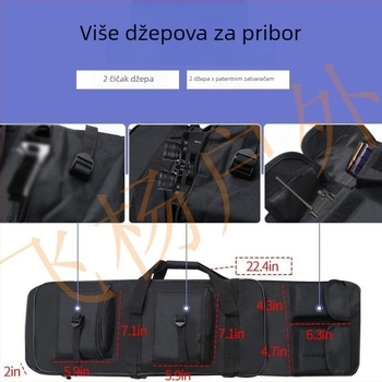 Vanjska taktička torba M416 za pohranu vodnih projektila, višenamjenska torba za airsoft i ribolov