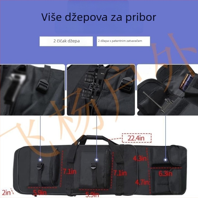 Vanjska taktička torba M416 za pohranu vodnih projektila, višenamjenska torba za airsoft i ribolov