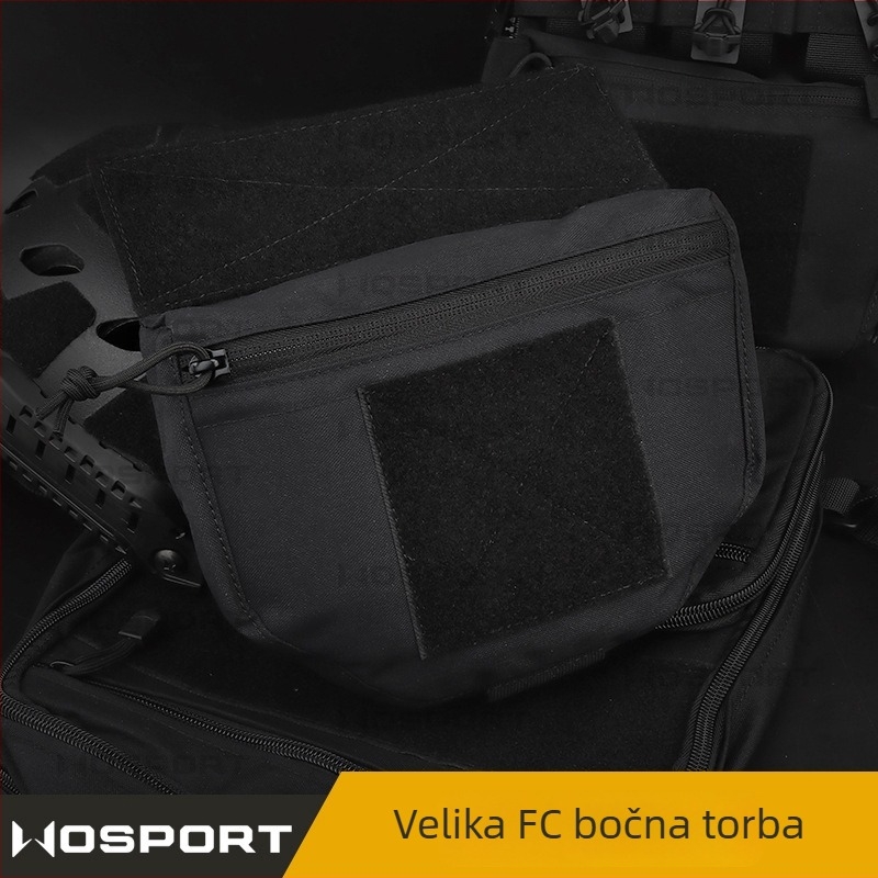 WOSPORT Vanjski taktički prsluk JPC/CPC, torbica za prsni dio FC, velika dodatna torba, jednobojna