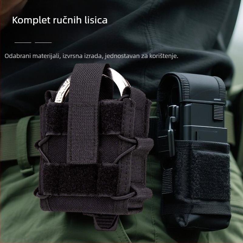 Taktična torbica za lisice s Molle, klipom i Velcro trakom – višenamjenska torba (Model 03)