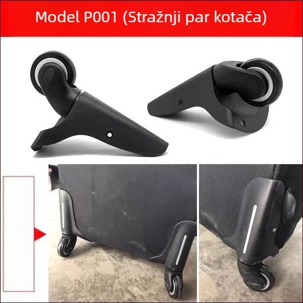 Kotači za kufere s dekorativnim platnom, univerzalni kotači, otporni na habanje i na hladnoću