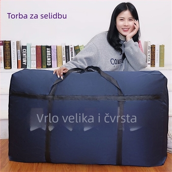 Čvrsta i izdržljiva torba za preseljenje, izuzetno velika putna torba, veliki kapacitet, vodootporan Oxford platno