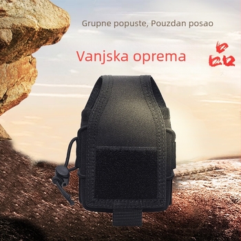 Vanjska taktička torbica za walkie-talkie s MOLLE sustavom, višenamjenska torbica za telefon, lagana torbica za pager