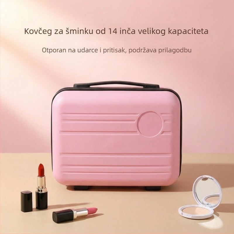 14-inčni prenosni kovčeg za putovanje za kozmetiku, s velikim kapacitetom