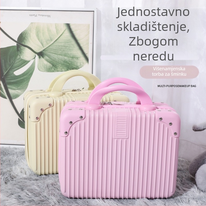 Korejskog stila prijenosna kutija za kozmetiku od 14 inča s kutijom za darove i prilagođenim logom