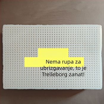 Jastučnica za vrat od latexa, valovitog oblika, 90% prirodni latex, za sve sezone, sa zatvaračem, pranje u stroju, visina 5–10 cm, težina 1,0–1,5 kg