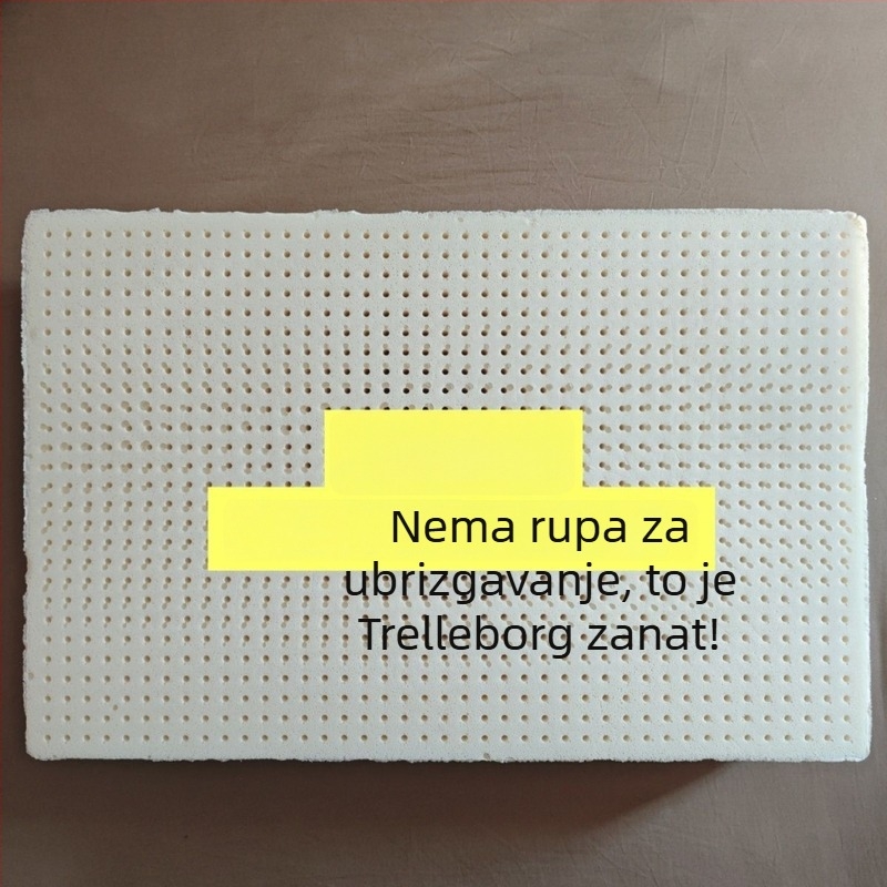 Jastučnica za vrat od latexa, valovitog oblika, 90% prirodni latex, za sve sezone, sa zatvaračem, pranje u stroju, visina 5–10 cm, težina 1,0–1,5 kg