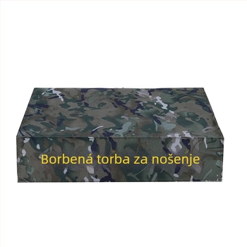 Kamuflirana taktička torba za nošenje s unutarnjim organizatorom i jastukom, vodootporna Oxford tkanina