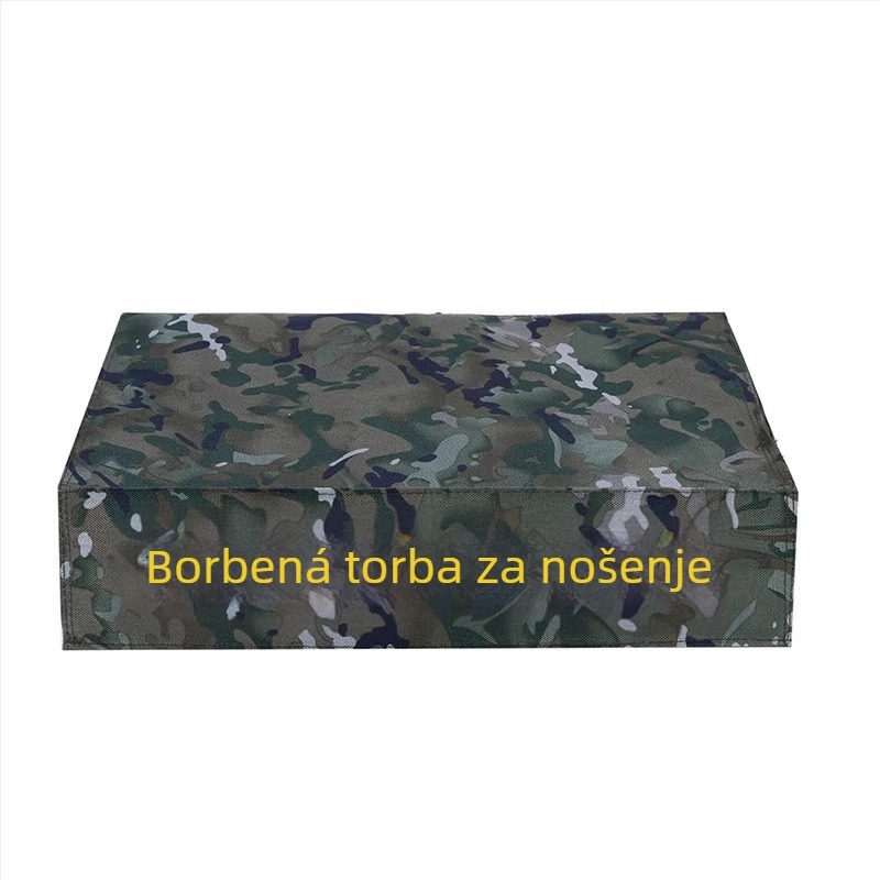 Kamuflirana taktička torba za nošenje s unutarnjim organizatorom i jastukom, vodootporna Oxford tkanina