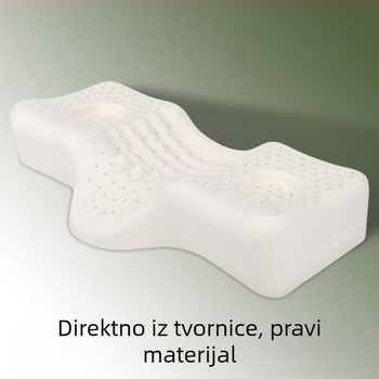 Lateks jastuk za podršku vrata, prilagodljiva visina 5–10 cm, pravokutnog oblika, pomoć za san, autentičan proizvod