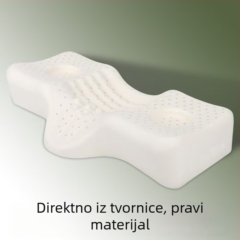 Lateks jastuk za podršku vrata, prilagodljiva visina 5–10 cm, pravokutnog oblika, pomoć za san, autentičan proizvod