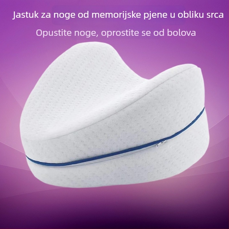 Jastuk od memorijske pjene u obliku srca za bočno spavanje, za trudnice, kućna uporaba