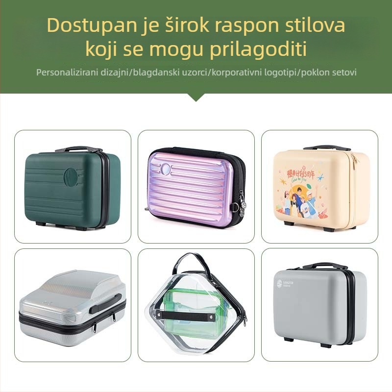 Slatka mini putna torbica, 14-inčni kozmetički neseser, suvenir, moderan dizajn