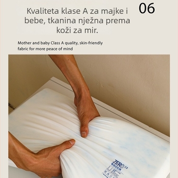 Jastuk u hotelskom stilu za duboki san Pro s dvostrukim jezgrom, bez pritiska, spor odziv, podrška vrata, kućna upotreba