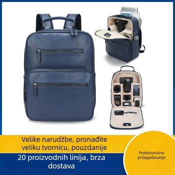 DSLR ruksak za fotoaparat, vodootporan PU materijal, velik kapacitet, za fotografiranje na otvorenom