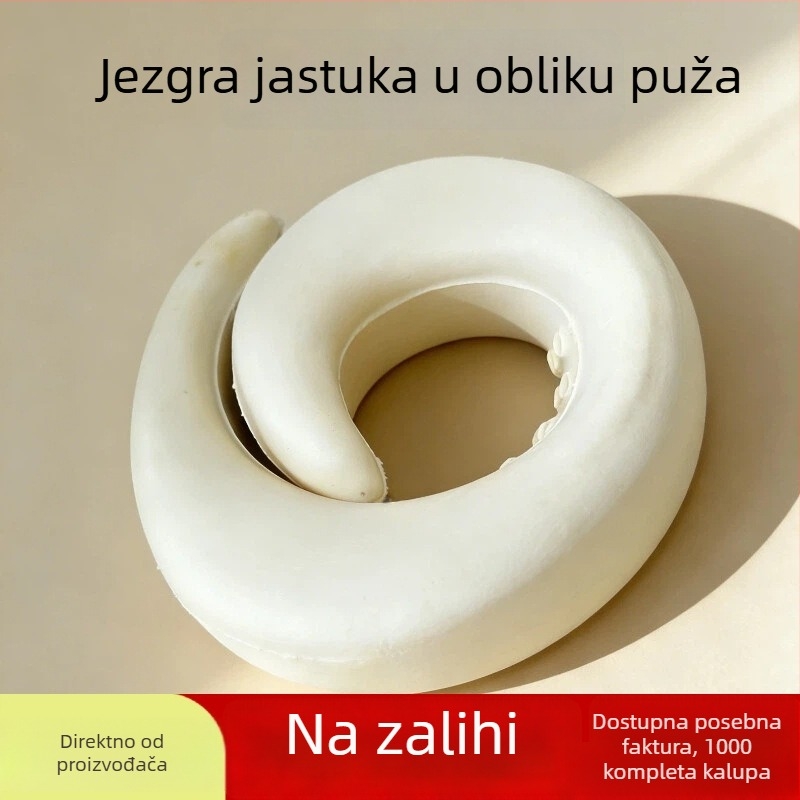 Jastuk za vrat s memorijskom pjenom u obliku U, spora odzivnost, za putovanja avionom i vlakom