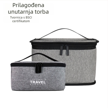 Prilagodljiva unutarnja torba za DSLR, prijenosna torba za fotoaparat s pretincima za objektive