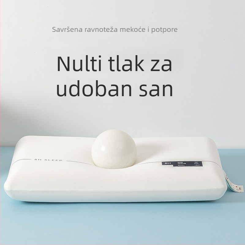 Jezgro jastučā od memorijske pjene za potporu vrata – odrasli, unisex, pravokutnog oblika, visina 5–10 cm, težina 1,0–1,5 kg, duboki san, spora regeneracija