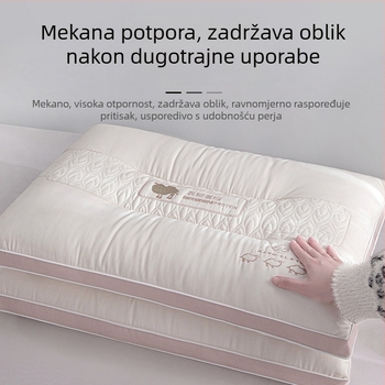 Jadro jastuka za kućnu upotrebu, mekano punjenje od poliester vlakana, srednje-niska gustoća, za odrasle, dubok san, podrška vratnoj kralježnici, jastuk za jednu osobu