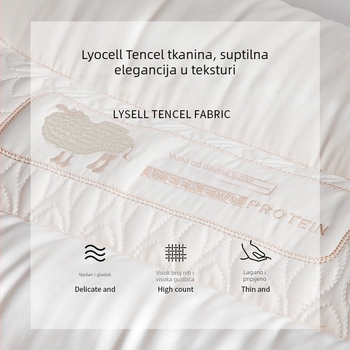 Jadro jastuka za kućnu upotrebu, mekano punjenje od poliester vlakana, srednje-niska gustoća, za odrasle, dubok san, podrška vratnoj kralježnici, jastuk za jednu osobu