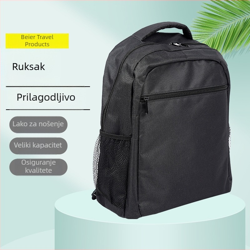 Casual minimalistički Oxford ruksak, izdržljiv i lagan, velik kapacitet, za 13-inčni prijenosnik, za učenike i putovanja