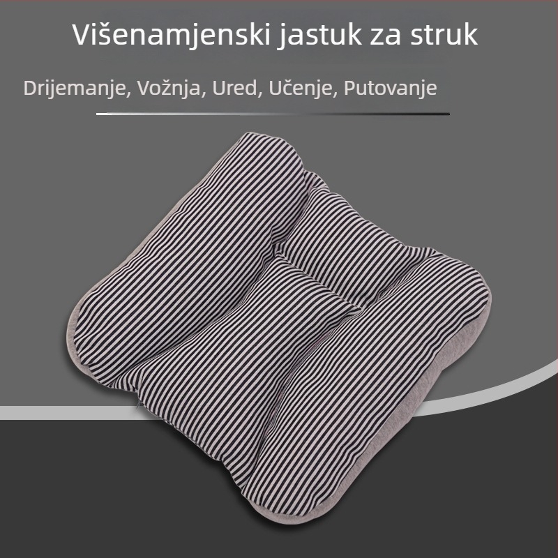 Jastučnica za pojas od PE cijevi za uredsku stolicu i automobil, debeli naslon, prozračni ljetni jastuk