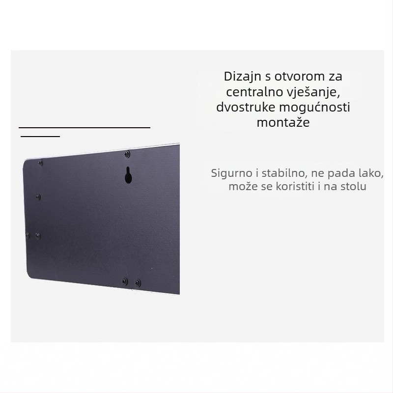 LED digitalni stolni sat za dom s velikim zaslonom, moderan luksuzan dekor