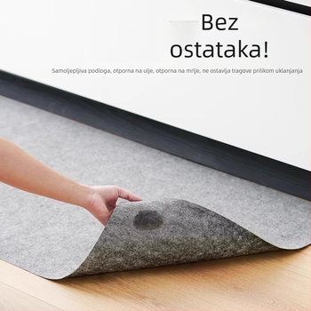 Mjesečna jednokratna kuhinjska prostirka s samoljepljivom stražnjom stranom, bez pranja, otporna na ulje, protuklizna, upija vodu, za ulaz i kuhinju