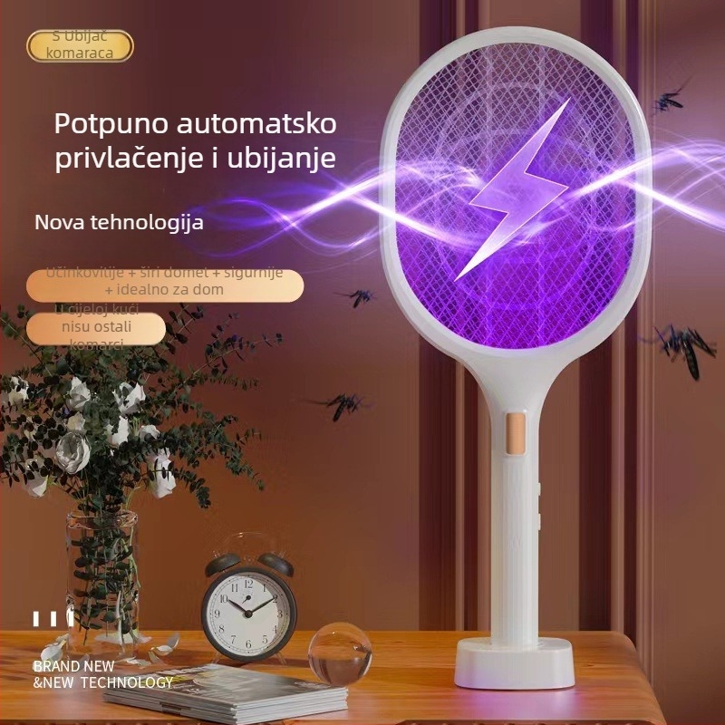 2-u-1 punjiva električna štap za komarce i lampica za ubijanje komaraca
