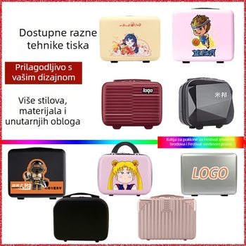 14-inčni PP kozmetička kutija i kutija za alate, velika zapremina skladištenja, moguć ispis logotipa, prijenosna poklon kutija za Proljetni festival