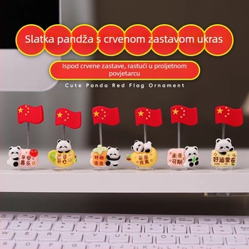 Crveni panda – figurica od smole za monitor i radni stol
