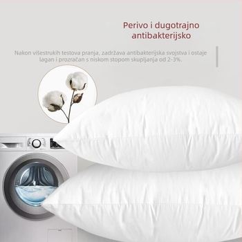 Jednobojna jezgra jastuka s pamukom i punjenjem od perja-svilke-pamuka - različite veličine za kauč