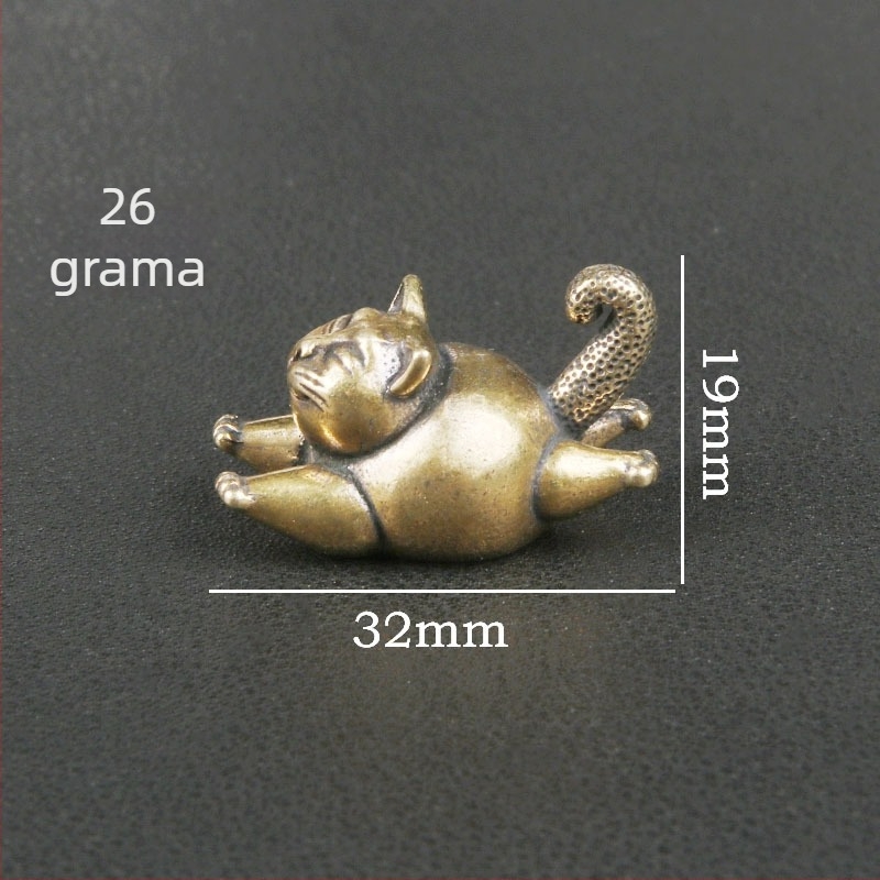 Mesing Garfield mačka – stolna ukrasna figurica, mala mačja skulptura, retro čajna dekoracija, kućni dekor, sladak poklon ljubiteljima mačaka