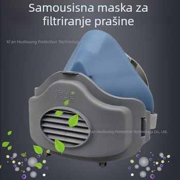 3200 Silikonska polumaske s zaštitnim vizirima protiv prašine, za prah iz rudnika ugljena i brušenje, industrijska upotreba