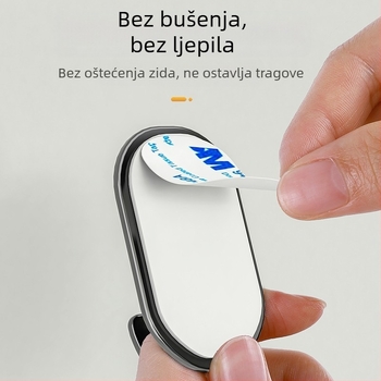 Jake ljepljive kuka bez bušenja za zid, za kuhinju i kupaonicu, iza vrata, bez tragova na zidu, set od 4 komada, karbonska čelična, moderni dizajn, nosivost preko 30 kg