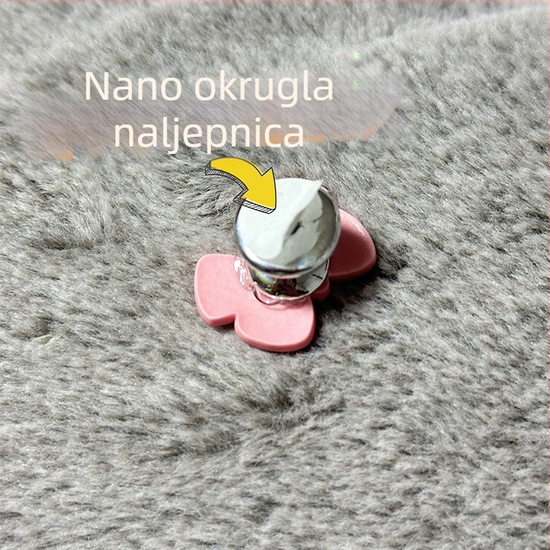 Ručka ormarića u obliku mačje šape, mini, bez bušenja, samoljepljiva montaža, bez ostataka ljepila