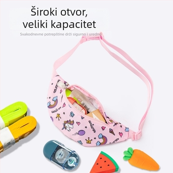 Dječja crossbody torba s motivom jednoroga – kompaktna i lagana za putovanja, s velikim kapacitetom